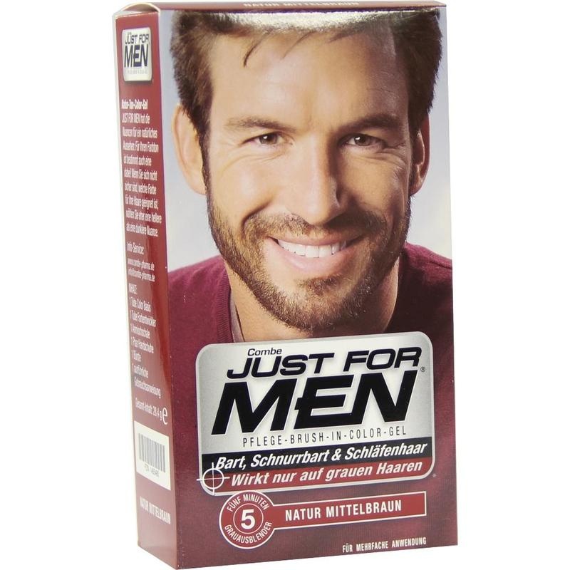 JUST for men Brush in Color Gel mittelbraun