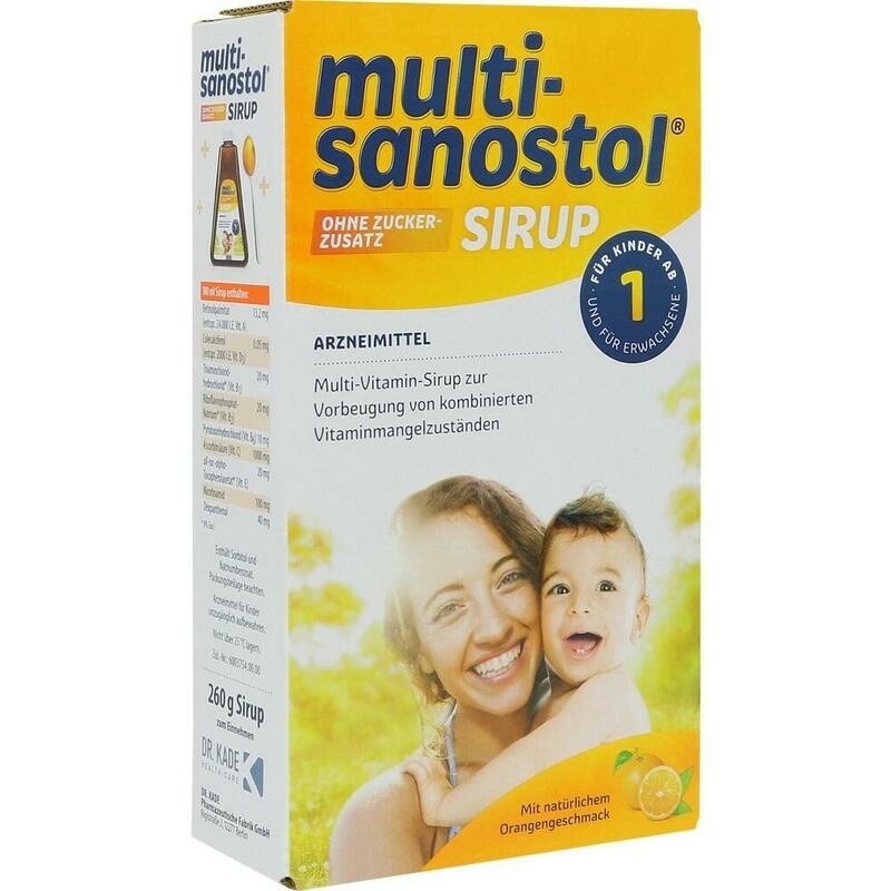 MULTI SANOSTOL Sirup ohne Zuckerzusatz