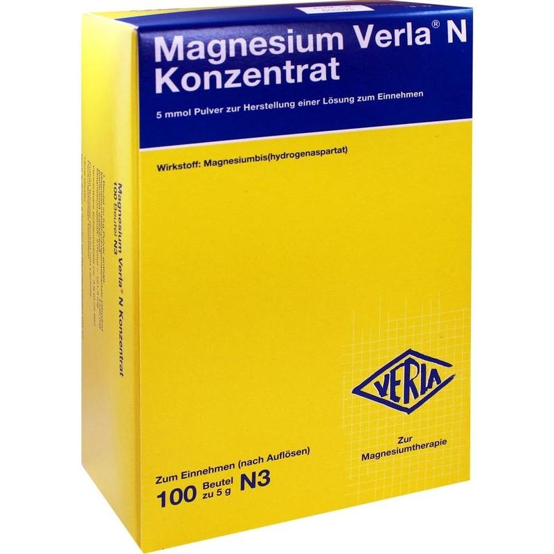 MAGNESIUM VERLA N Konzentrat Plv.z.H.e.L.z.Einn.