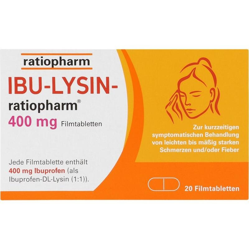 IBU-LYSIN-ratiopharm 400 mg Filmtabletten