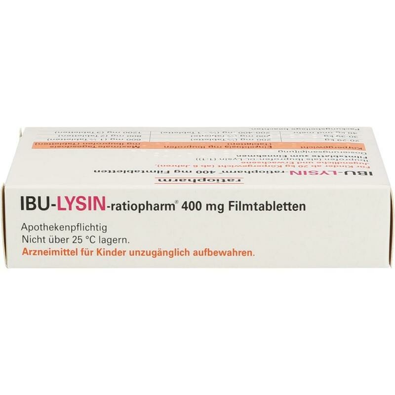 IBU-LYSIN-ratiopharm 400 mg Filmtabletten