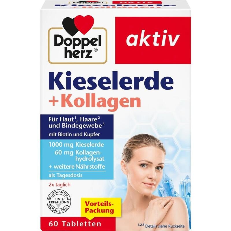 DOPPELHERZ Kieselerde+Kollagen Tabletten
