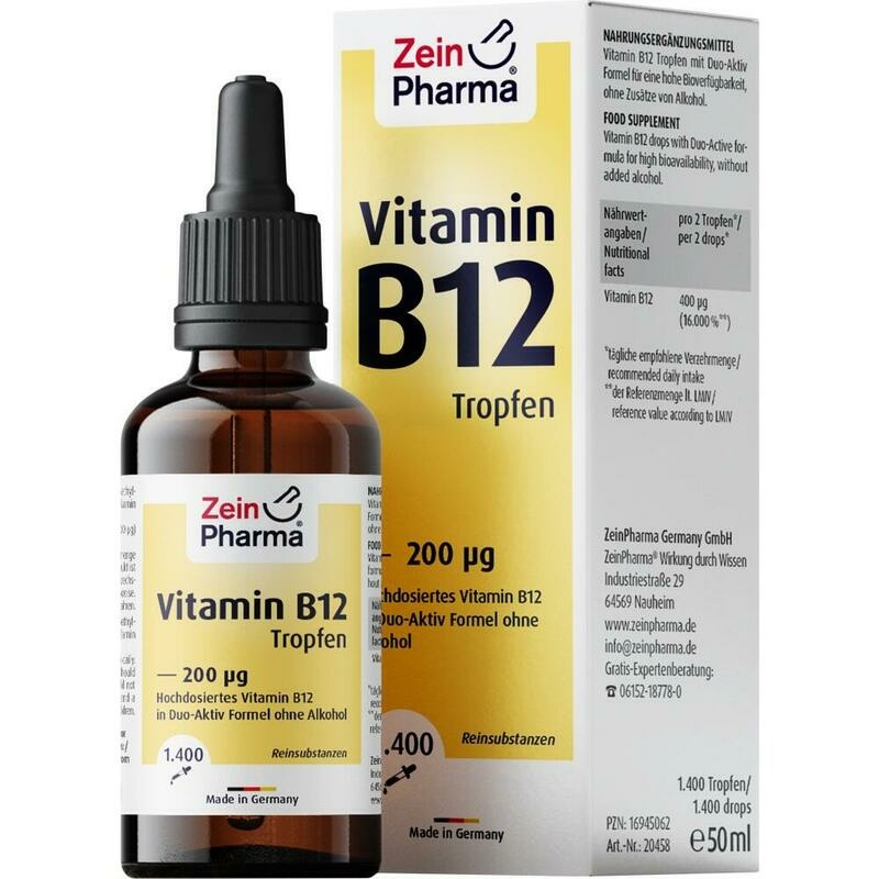 VITAMIN B12 200 μg Tropfen zum Einnehmen
