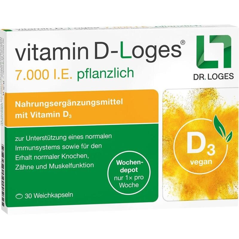 VITAMIN D-LOGES 7.000 I.E. pflanzlich Wochendepot