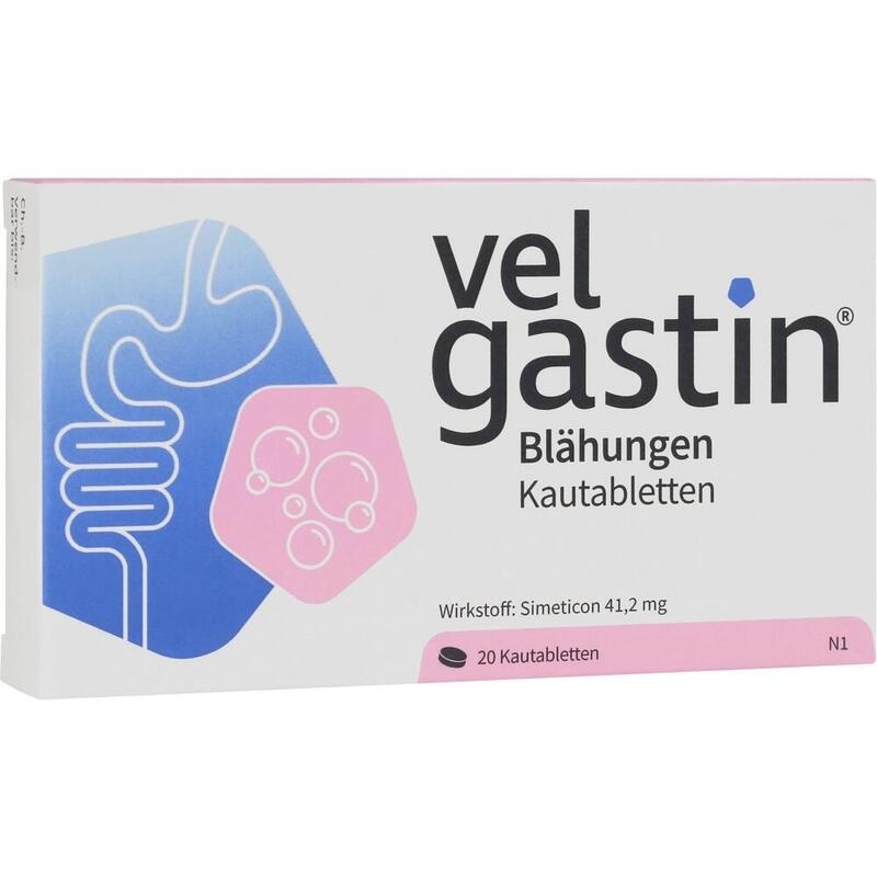 VELGASTIN Blähungen Kautabletten