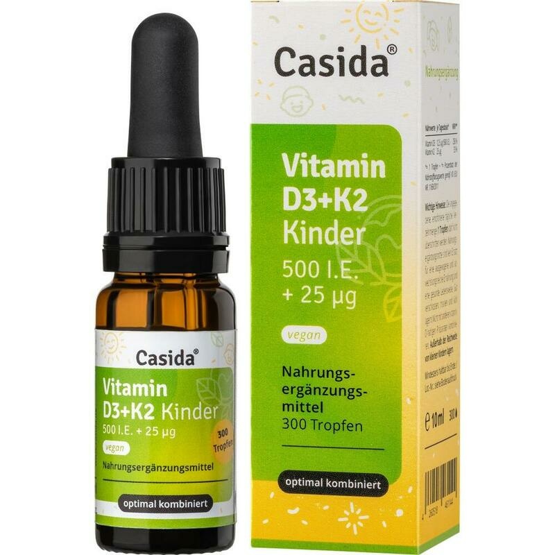 VITAMIN D3 K2 Tropfen Kinder vegan