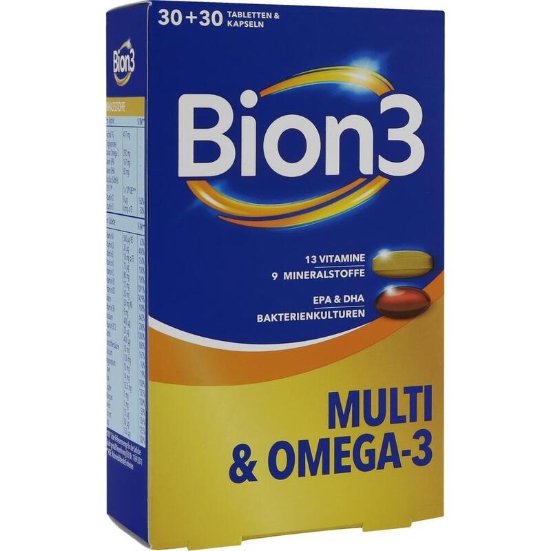 BION3 Multi+Omega-3 Kombipackung 30 Tabl.+30 Kaps.
