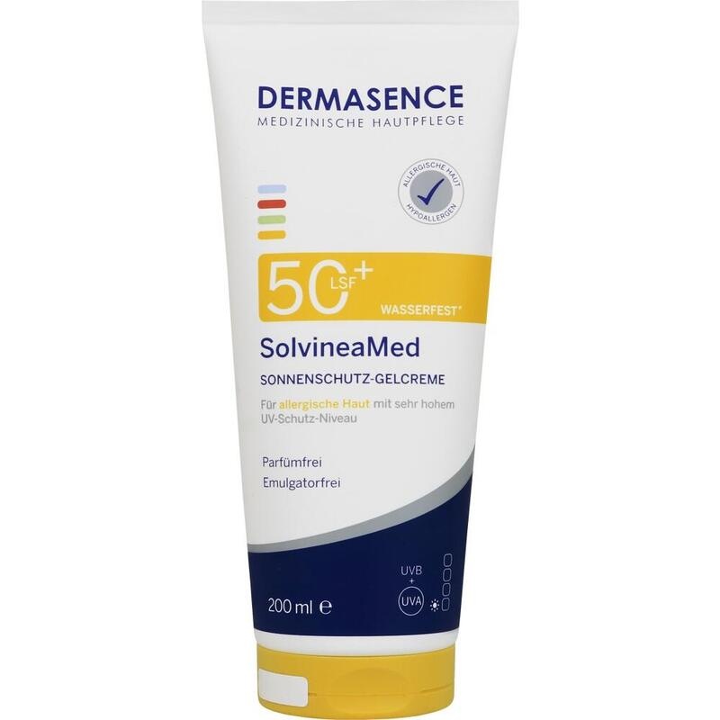 DERMASENCE SolvineaMed Sonnensch.Gelcreme LSF 50+